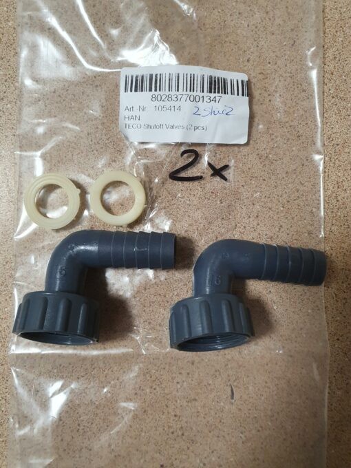 TECO Shutoff Valves (2 pcs) 2