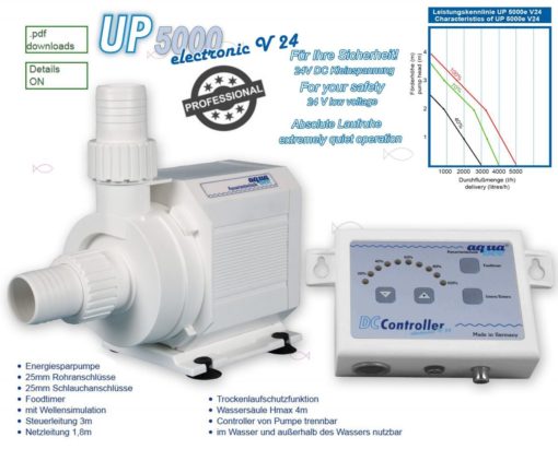 Aquabee Universal BLDC pump UP5000 electronic V24 3