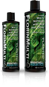Brightwell Aquatics FlorinMulti - Multi nutrient, 14 elements for planted aquaria (125ml)