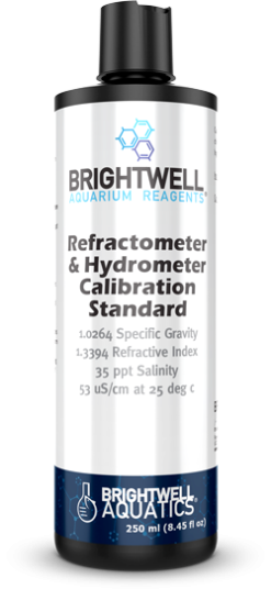 Brightwell Aquatics Refractometer & Hydrometer Calibration St. (250ml)
