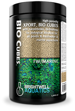 Brightwell Aquatics Xport BIO Cubes - bacterial colonization for bio waste reduction (250ml)