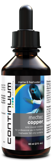 Continuum Aquatics MedTec Copper Pro - ionic copper solution (125 ml)
