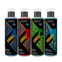 GroTech Corall A,B,C + VitAmino M Nano - Set 100ml of each