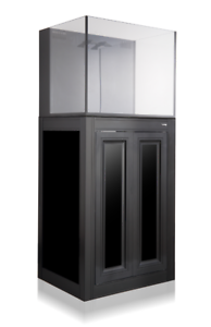 Innovative Marine Nuvo INT - INT aquarium + APS alu stand, black kit (190 L +)