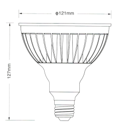 Giesemann LED Lampe 18 Watt E27 - 2.800 K - 5