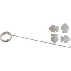 Tunze 4 Silicone shock absorber feet and hook (1073.116)