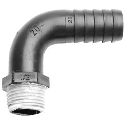 Tunze Hose nozzle 90° 20 mm x 1/2" (.79" x 1/2") (3181.243)