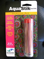 Two Little Fishies AquaStik Stone Red - underwater epoxy (57g)