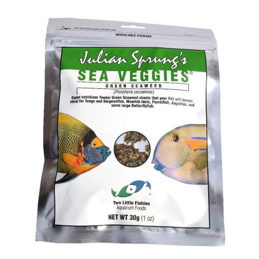 Two Little Fishies SeaVeggies - Green - natural seaweed sheets, 12g 2