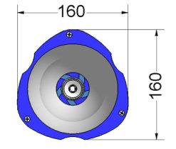 Giesemann WEGA LED - irridium metallic Standard 6500 K - kaltweiß 7