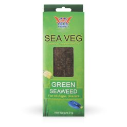 BCUK Aquatics SEA VEG Green seaweed, 21g