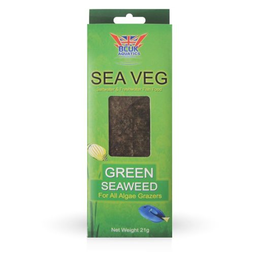 BCUK Aquatics SEA VEG Green seaweed, 21g