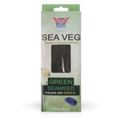 BCUK Aquatics SEA VEG Garlic seaweed, 21g