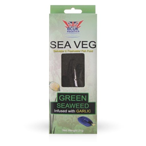 BCUK Aquatics SEA VEG Garlic seaweed, 21g