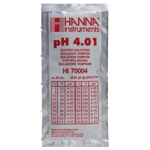 Hanna Buffer sachets pH 4,01 (1pc / 20ml) 6