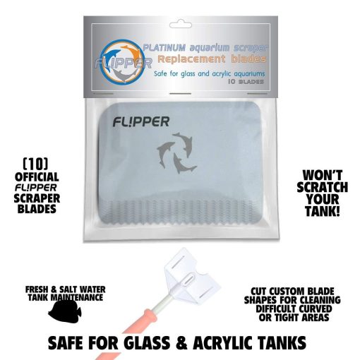 Flipper Platinum scraper - replacement blades (10pcs) - Image 2