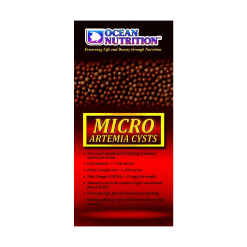 Ocean Nutrition Micro Artemia Cysts 430 micron >300.000 NPG 500 gr