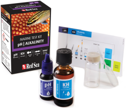 Red Sea MCP ph/Alkalinity Test kit - dual test kit - 100 tests (pH). 55 tests (KH)
