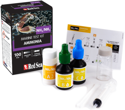 Red Sea MCP Ammonia Test kit - 100 tests (NH3/NH4)