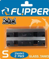 Flipper Large - replacement scraper blade for glass, 2pack (12mm)