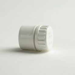 WIT377031 - Van de Lande (VDL) WIT377 End part white  25mm 32mm 1"