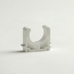 WIT525032 - Van de Lande (VDL) WIT525 Tube clip white  32mm 10.5 5.5